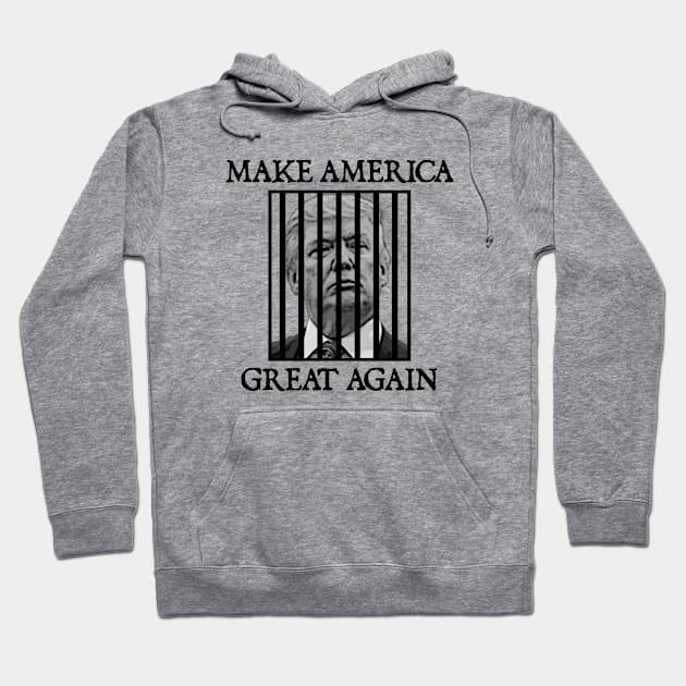 Trump Behind Bars Hoodie by  hal mafhoum?